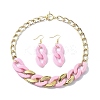 Acrylic Chains Jewelry Set SJEW-JS01288-04-1