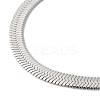 Non-Tarnish 304 Stainless Steel Herringbone Chain Bracelet for Men Women BJEW-Q998-02P-2