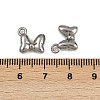 304 Stainless Steel Charms STAS-F317-02P-3