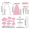 Wood Craft Supplies AJEW-WH0348-265B-2