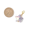 Acrylic Star Pendant Decorations HJEW-JM03385-3