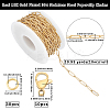 DIY 304 Stainless Steel Paperclip Chains Necklace/Bracelets Making Kits DIY-BBC0002-48-2