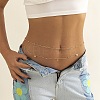 Alloy Double Layer Link Chain Tassel Belly Chains WG10755-14-3