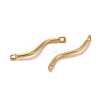 Ion Plating(IP) 304 Stainless Steel Links Connector Charms STAS-Q323-13G-2