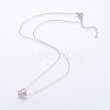 304 Stainless Steel Chain Necklaces NJEW-O108-42P-2