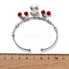 Brass Micro Pave Clear Cubic Zirconia Cuff Bracelets BJEW-M075-01P-3