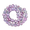 Handmade Luminous Lampwork Beads Strands LAMP-N037-01H-2
