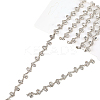 S-shaped Glass Rhinestone and Iron Cup Chains DIY-WH20032-25S-01-1