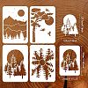 PET Hollow out Drawing Painting Stencils Sets for Kids Teen Boys Girls DIY-WH0172-833-2