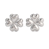 Non-Tarnish 304 Stainless Steel Stud Earrings for Women EJEW-G397-01P-2