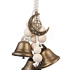 Iron Bell Pendant Decoration HJEW-JM02259-4