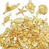 60Pcs Tibetan Style Alloy Pendants FIND-SP0004-07G-1