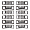 12Pcs Alloy Glass Rhinestone Shoelace Buckle FIND-HS0002-48B-1