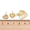 Brass Micro Pave Cubic Zirconia Pendant & Stud Earrings Sets for Women SJEW-F227-01M-G-3
