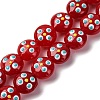 Transparent Glass Enamel Beads LAMP-S079-01H-5