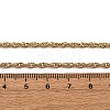 2.5MM 304 Stainless Steel Rope Chain Necklaces NJEW-T016-26G-5