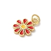Rack Plating Brass Enamel Pendants KK-Z056-47G-04-2
