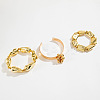 Rectangle Alloy & Iron Bangles Set FS-WGB93A7-01-3