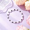 ABS Plastic Imitation Pearl Beaded Stretch Bracelets BJEW-JB11908-1
