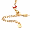 304 Stainless Steel Link Bracelets BJEW-O183-14G-2
