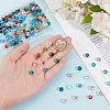 160Pcs 8 Styles Transparent Electroplate Glass Beads EGLA-GA0001-35-3