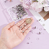 50Pcs 304 Stainless Steel Flat Round Stud Earring Settings STAS-BBC0010-39C-3