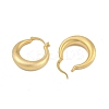Brass Ring Hoop Earrings EJEW-Q391-10G-3