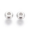 Tarnish Resistant Rondelle 304 Stainless Steel Beads STAS-S028-38-3