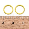 Spray Painted Iron Open Jump Rings X-IFIN-F149-B13-3