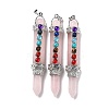 Chakra Theme Natural Rose Quartz Big Pendants G-I322-06P-02-1