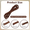 7.5M 3 Styles Round Braided Leather Cord OCOR-AR0001-68-2