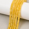 Dyed Natural Malaysia Jade Rondelle Beads Strands G-E316-2x4mm-30-7