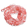 Cherry Quartz Glass Beads Strands G-P497-01A-10-3