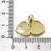 Brass Enamel Pendants KK-P295-05G-01-2