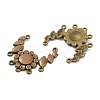 Tibetan Style Alloy Enamel Chandelier Component Links ENAM-WH0061-17AB-1