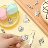 100Pcs 10 Styles Tibetan Style Alloy Pendants TIBEP-CJ0002-55-3
