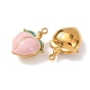 304 Stainless Steel Enamel Pendants STAS-K326-01D-G-2