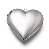 Non-Tarnish 316 Stainless Steel Locket Pendants STAS-P268-07P-2