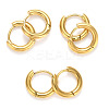 Ion Plating(IP) 304 Stainless Steel Huggie Hoop Earrings EJEW-O087-06G-G-2