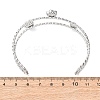 304 Stainless Steel Cuff Bangles for Women BJEW-P377-03P-5