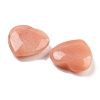 Heart Natural Red Aventurine Palm Stones G-C134-06A-21-2