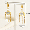 201 Stainless Steel Eye Hoop Earrings XR9561-5