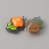 Translucent Resin Pendants RESI-TAC0019-08J-2