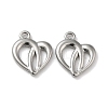 Non-Tarnish 304 Stainless Steel Charms LS-STAS-G322-01P-1
