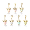 Heart Angel Acrylic Pendants Decorations HJEW-JM03779-02-2