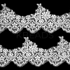 3 Yards Polyester Flower Lace Ribbon OCOR-GF0005-61-7