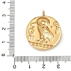 304 Stainless Steel Coin Pendants STAS-K252-19G-3