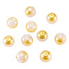 10Pcs Resin Beads PACR-TA0001-33F-3