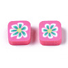 Handmade Polymer Clay Beads CLAY-N008-034E-2