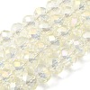 Electroplate Glass Beads Strands LS-EGLA-D020-8x5mm-70-1